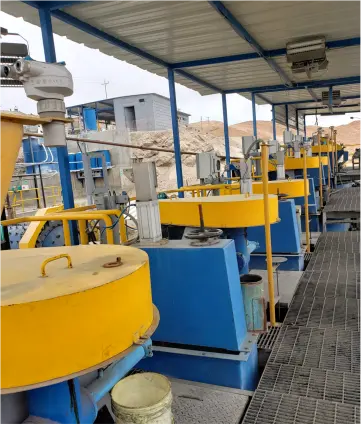 Sistema automatizado en planta de procesamiento minero