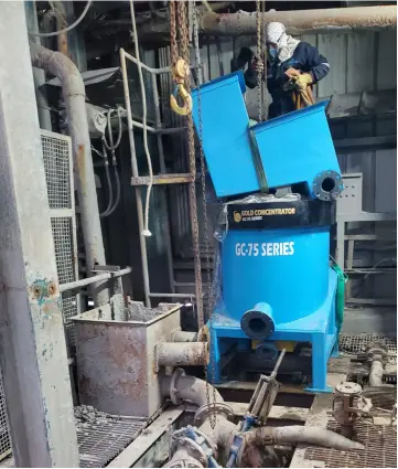 Equipo concentrador gravimétrico para recuperación de minerales